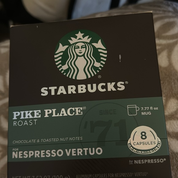 8x3.5 inches approximately tall boy Tumbler NWT + free 8 new Nespresso capsules - Picture 2 of 9